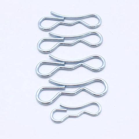 Rock Solid Unomor 5 Pcs Alloy Steel Cotter Pins Bow Tie Lock Spring Pins With Tight Grip For Industrial Fastening and Scientific Gear Jobs Portable Design