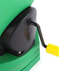All Purpose Handheld Grass Seed Spreader For Lawn Care That Spreads Grass Seed Salt And Ice Melt Year Round with crank handle