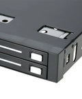 Dual Bay 2.5 Inch Sata Iii Hdd Ssd Tray Caddy Internal Mobile Rack Enclosure with buttons and slots for drives