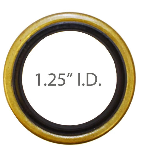5 Bolt Trailer Hub Kit With 4.5 Inch Circle, Fits 1 Inch And 1-1/16 Inch Spindles, Ideal Replacement For 2000 Lb Axles, Includes Bearings And Seals