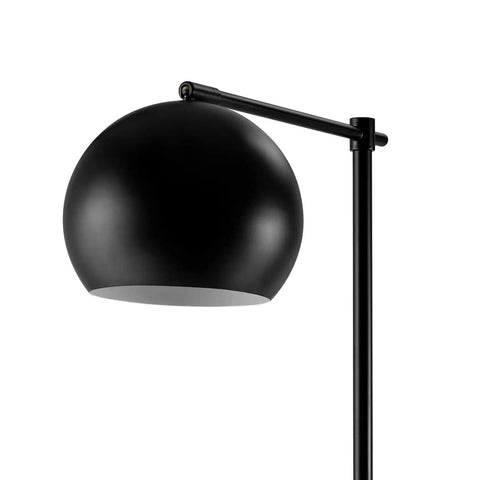 Close-up of Molly Floor Lamp In Matte Black With Dope Modern Transitional Design showing sleek, adjustable head.