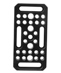 Premium Aluminum Alloy Pro Grade Camera Cheese Plate For DSLR With One Quarter Inch And Three Eighths Inch Screw Holes CNC Machined