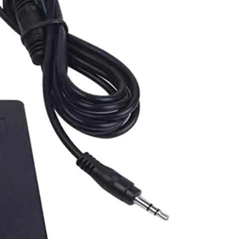 Close-up of cable and connector for Roll Up Drum Pedal Replacement For Electronic Drum Practice Pads With 61.6 Inch Cable Ultra Stable Anti Slip Foot Pedal For Training Rehearsals Home Studio Practice Easy Setup And Reliable On The Go Repairs.