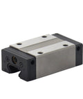 Heavy Duty Metal Linear Motion Guide Slider Block Featuring Buttery Smooth Travel Carriage For DIY CNC Routing And Engraving Machines solid steel construction with mounting points.