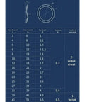 Top Gear 1 To 50 Pcs Manganese Steel Wave Gaskets Washer Set size specifications table showing various dimensions and wave crests.