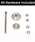 Rock Solid Ceramic Drawer Knobs With Crisp White Stripes For Kitchen Cabinets And Dressers Handmade Luxury Appeal 100 Pack zero hassle install hardware set.