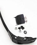 2 Pack Inline Skate Buckle Replacements With Energy Straps Screws And Nuts Universal Fit displayed with hardware on white background