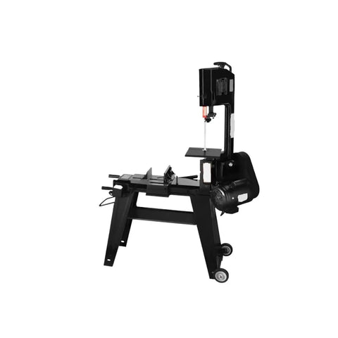 Mini Desktop Metal Cut Off Saw With Heavy Duty Stainless Frame For Precision Angle Cuts On Round And Square Steel Up To Four Inches.