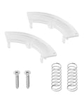 Upgrade Your Outdoor Lighting Game With This Durable Post Top Fitter Hardware Kit Featuring Secure Wing Clip Design For Easy Fixture Attachment And Replacement Springs Included. Clear wing clip pair with screws and springs for outdoor light repair