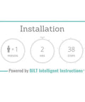 Installation guide for Refurbished 1-Handle 1-Spray Tub And Shower Faucet In Bronze, 1 person, 2 hours, 38 steps