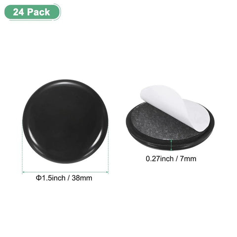 Heavy Duty 24 Pack Furniture Sliders With Grip Fast Adhesive Backing And Thick Eva Foam Core guarantees easy movement for heavy furniture