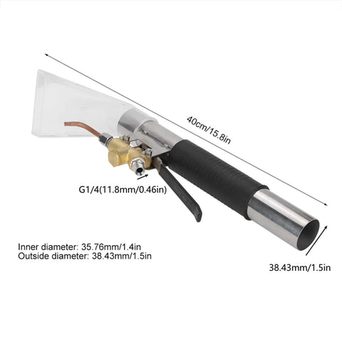 Beast Heavy Duty Upholstery Extractor for Carpet and Sofa with Wand Wet Dry Vacuum Cleaner stainless steel hand tool dimensions