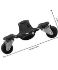 Heavy Duty Furniture Mover Dolly Set Of Four With Carbon Steel Frame And Rugged Plastic Wheels For Moving Heavy Cabinets And Appliances At Home Or In The Office Like A Real Workhorse, 16.5 cm dolly wheel