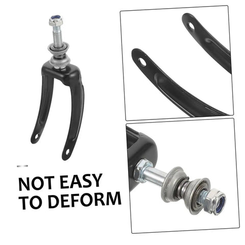 2 Pack Wheelchair Front Fork Bracket With Replacement Bearings For Heavy Duty Metal Wheel Mount Zero Hassle Setup Rolls Slick And Steady Top Shelf Mobility Upgrade