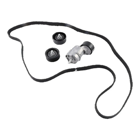 Heavy Duty Belt Tensioner And Idler Pulley Kit For 2006-2015 Hyundai Kia 2.0L 2.4L Engines With EPDM Rubber Heat Oil Ozone Resistant Vibes Away Engine Noise For A Smooth Ride Ahead, belt kit parts