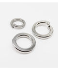 1035 Piece Heavy Duty Stainless Steel Spring Lock Washer Set For DIYers M1.6 M2 M2.5 M3 M3.5 M4 M5 M6 M8 M10 M12 M16 Elastic Gasket Included 304 Stainless Corrosion Resistant High Hardness Durable Fastener Washers, assorted lock washers