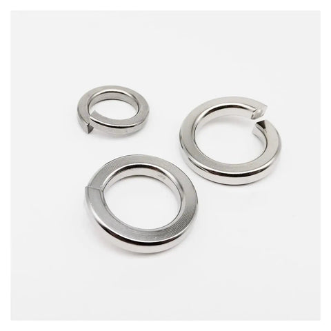 1035 Piece Heavy Duty Stainless Steel Spring Lock Washer Set For DIYers M1.6 M2 M2.5 M3 M3.5 M4 M5 M6 M8 M10 M12 M16 Elastic Gasket Included 304 Stainless Corrosion Resistant High Hardness Durable Fastener Washers, assorted lock washers