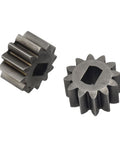 Two Pack 12-Tooth Pinion Gears 115-4668 12T Drive Gear For Toro 22 Inch Lawn Mower Wheel Replacements, two gears displayed