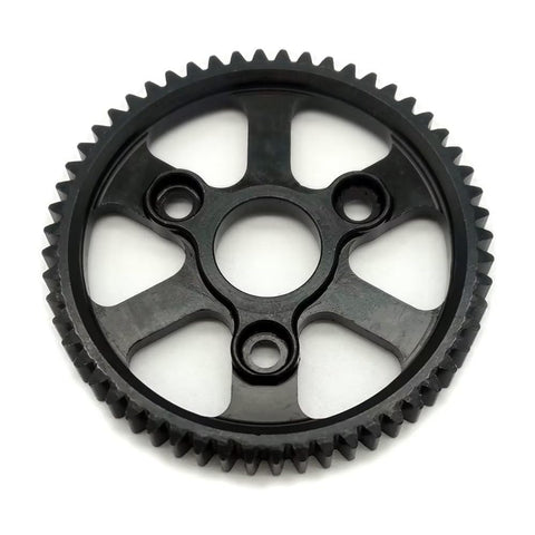 Hard Steel Spur Gear 56T 0.8M 32P For RC Cars E-Revo Jato Summit T-Maxx 3957 Upgrade, Heavy Duty 56 Tooth Spur Gear Delivers Beefed Up Durability, Smooth Acceleration, And Top Speed Tuning For Off Road RC Rigs
