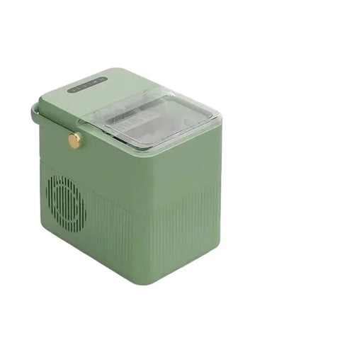 Badass Countertop Ice Maker With Hella Large Storage Producing Fully Automatic Round Cubes sleek green compact design