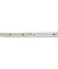 Heavy Duty Crisper Drawer Glide Slide Rail Left And Right Compatible With Ge Refrigerator Wr72X239 Wr72X240 side view of white plastic rail