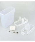 Filament Dryer Box For 1Kg Spools Keeps Filament Dry And Ready, Waterproof Exterior, white components and accessories shown