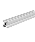 European Standard 1515 Aluminum Extrusion 2 Pack Anodized T Slot Bars For Killer Cnc And 3D Printer Frame Builds Easy Diy Rig Making No Hassle Setup Top Shelf Gear - close-up view of T-slot aluminum rail.