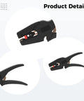 Product details image of Super Easy Automatic Wire Stripper Tool Self Adjusting 7-32 Awg with comfortable grip and limit device.