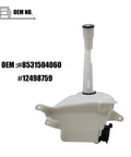 Windshield Washer Reservoir Replacement Fits Toyota Tacoma 1998 1999 2000 2001 2002 2003 2004 OEM Grade Includes Pump 85315-04060 8531504060 TO1288184 Easy Install Durable Washer Fluid Tank Upgrade visible with OEM number 8531504060 #12498759