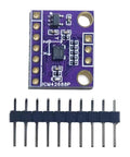 Six Axis ICM-42688 IMU Module With Low Temperature Drift And Offset, High-Precision Attitude Sensor, I2C Or SPI Interface, 3.3V/5V Compatible, Ideal For Drones, Robots, VR And Motion Projects. Purple PCB with pin header