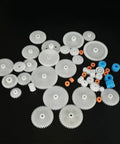 51 piece plastic gear set with single gear spindle gear and worm gear for DC motors RC cars robots aircraft DIY projects