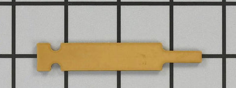 Top view of Six Pack Dryer Drum Pad Replacement Part 37001298 Universal Repair Solution Kit for home appliances on grid surface.