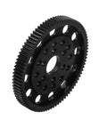 Steel Spur Gear 48P 87T for 1/10 RC Crawler, durable hard steel construction, fits Axial SCX10, precision teeth, low noise