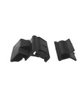 Premium Black Nylon Front Bumper Box Buckle And Hood Clip For Tesla Model Y, single pack fasteners for trim and hood assembly.