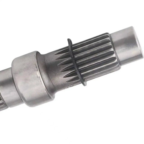 Heavy Duty Short Output Shaft For GY6 125Cc 150Cc ATV scooter engine, 19 spline, 134.5mm length, high carbon steel.