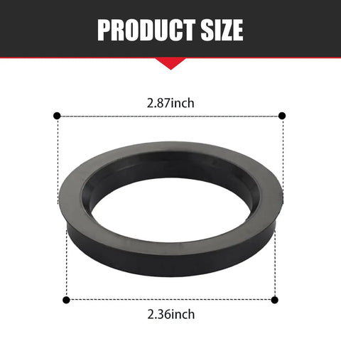 Dead Silent 4 Piece Hub Centric Rings Adapter Kit OD 73 1 MM To ID 60 1 MM Plastic Wheel Centering Collars size 2.87inch outer diameter