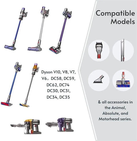 Dyson models V10 to DC35 compatible with Sturdy Metal Dyson Cordless Vacuum Stand Docking Station Holder Built To Last With Universal Compatibility