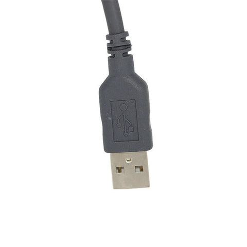 Close-up of a USB connector on a Flat USB Barcode Scanner Cable 2M For MS5145 MS9540 MS7120 MS9590 MS1690