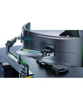 Pro Level T18 Monitor Stand With Rock Solid Articulating Arm And Slick Rgb Lighting To Flex Your Clean Workstation Build With Zero Hassle Height Adjustment viewed from above with adjustable arm and RGB lighting.