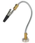 Third Hand Soldering Tool with magnetic base and flexible gooseneck arm, showing adjustable alligator clip for electronics repair.