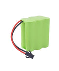 Two Pack AA 7.2V 2800mAh NiMH RC Battery Pack With SM2P Plug And USB Charging Cable, green battery with red-black wires