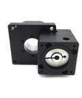 Heavy Duty Hollow Rotary Actuator With Precision Stepper Servo Motor 360 Degree Electric Turntable for factory automation, cast iron body.