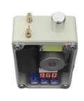 USB Rechargeable Handheld Power Station For Outdoors showing internal components, dimmer knob, and digital display