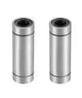 LM8UU Linear Ball Bearing Bushings 8mm Bore 15mm OD 45mm Length Sealed Beefy Chrome Steel for CNC Router machinery.
