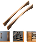 Vintage Coffee Bronze Zinc Alloy Cabinet Handles 2 Pack Drawer Pulls For Furniture Kitchen Wardrobe Closet Doors Classic Retro Hardware