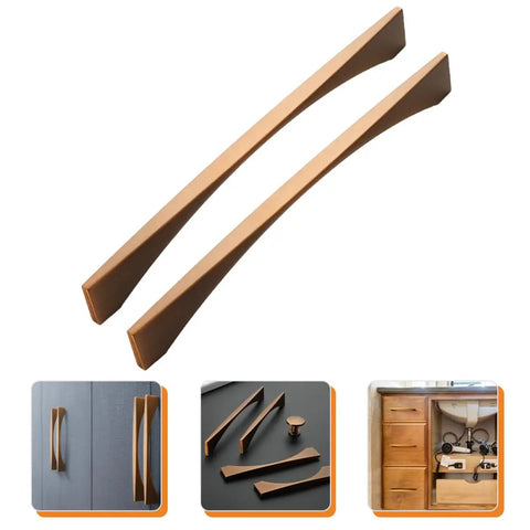 Vintage Coffee Bronze Zinc Alloy Cabinet Handles 2 Pack Drawer Pulls For Furniture Kitchen Wardrobe Closet Doors Classic Retro Hardware