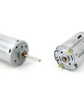 Mini RS 545 DC Motor 12V 18V 24V 8500RPM Carbon Brush Electric Motor with 36mm body, 27mm shaft, for RC cars and projects