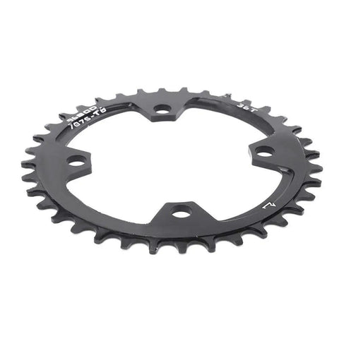 96 BCD Narrow Wide Round Bike Chainring 36T For Mountain Bikes, Pro Grade Aluminum Alloy Construction With Anti Rust Finish