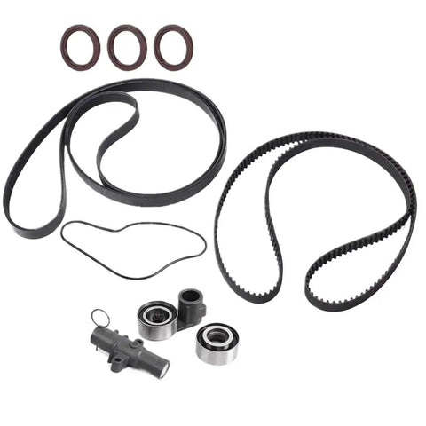 Engine Timing Belt Kit With Water Pump And Tensioners For Accord MDX RDX RL TSX 3.0L 3.2L 3.5L 3.7L V6 Gas Engines 2003 to 2018 Keep Your Ride Rock Solid And Runnin Dough Big Surprises Later On The Road. timing belts, water pump, bearings, and seals