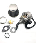Gasket With Air Filter Kit Fits PZ19 50cc 70cc 90cc 110cc 125cc ATV Dirt Bike Go Kart Motorcycle Racing Replacement components on display